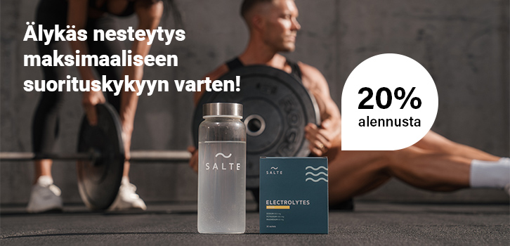 SALTE 20% alennus!