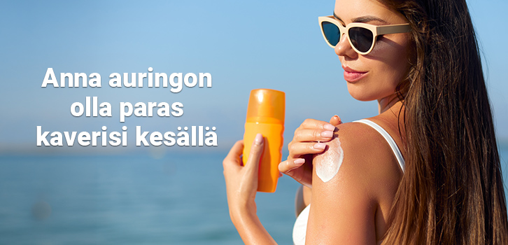Anna auringon olla paras kaverisi kesällä