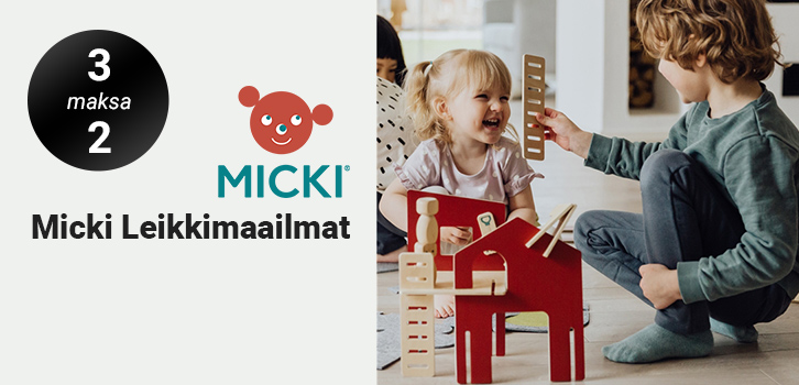 Micki Leikkimaailmat 3 kahden hinnalla