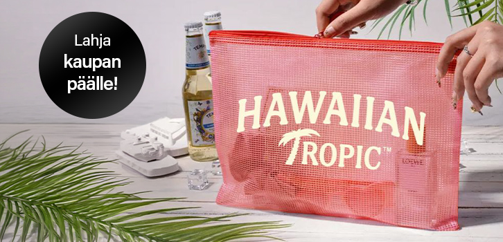 Hawaiian Tropic - beach pouch kaupan päälle!