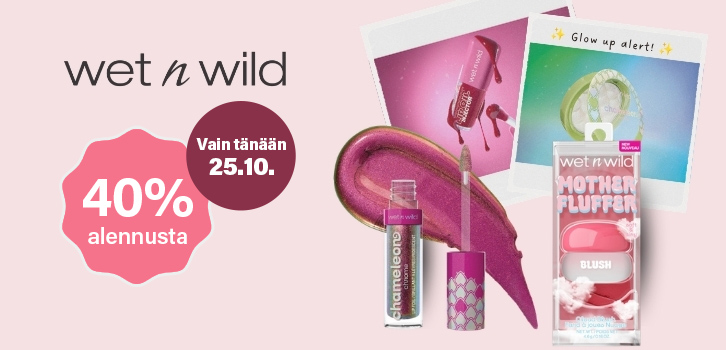 Wet n Wild - 40% alennusta