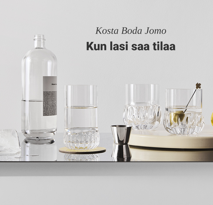 Kampanja Kosta Boda Jomo -laseille!