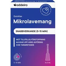 Addeira Quicklax Mikrolavemang 4 kpl/paketti