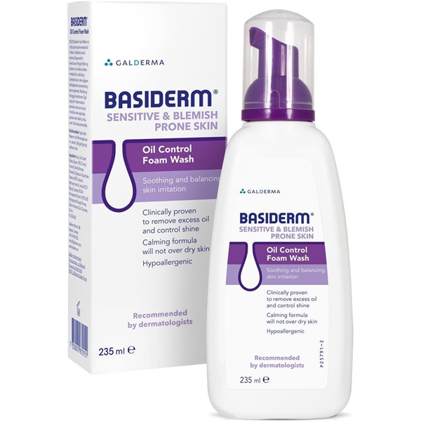 Basiderm Oil Control Foam Wash 235 ml