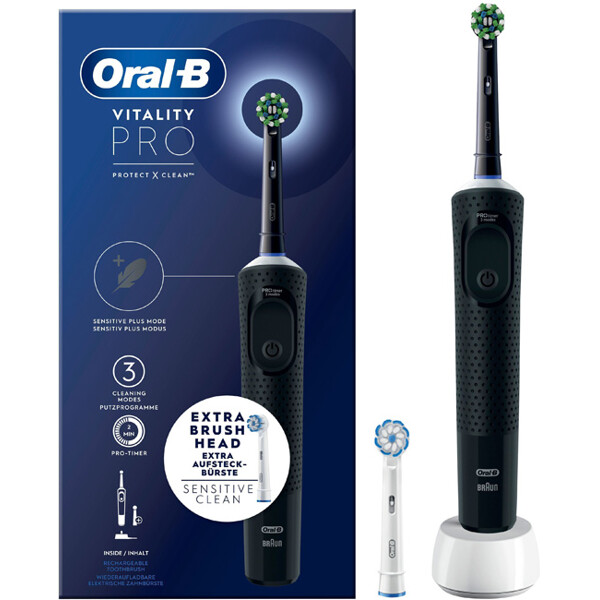 Oral-B Vitality Pro Black Extra Refill (Kuva 1 tuotteesta 4)