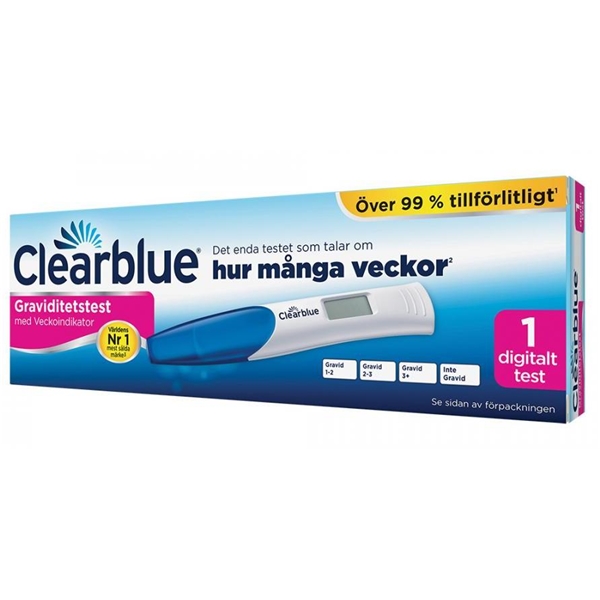 Clearblue Digital Gravtest med veckoindikator 1st (Kuva 1 tuotteesta 2)