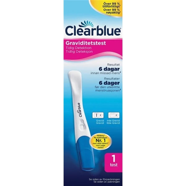 Clearblue Early Detection Graviditetstest (Kuva 1 tuotteesta 2)