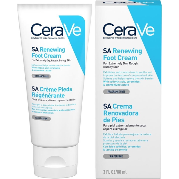 CeraVe SA Renewing Foot Cream