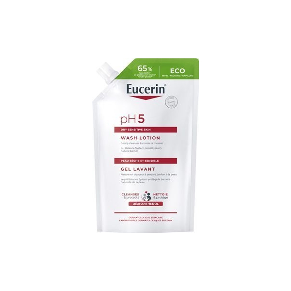 Eucerin pH5 Washlotion parfymerad refill