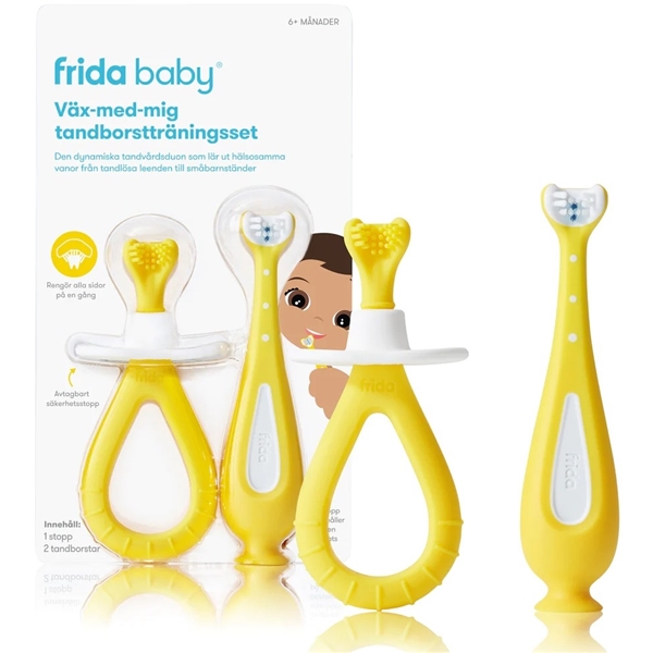 Frida Baby Väx-med-mig tandborstträningsset (Kuva 1 tuotteesta 3)
