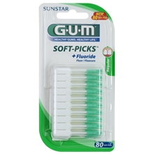 80 kpl/paketti - GUM Soft Picks + Fluoride