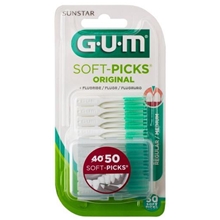 50 kpl/paketti - GUM Soft Picks + Fluoride