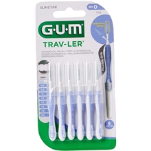 6 kpl/paketti - GUM Travler violet 0,6 mm 6st/paket