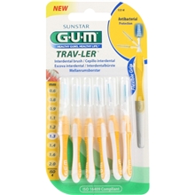 1 paketti - GUM Travler Mellanrumsborste 1,3mm 6st/paket