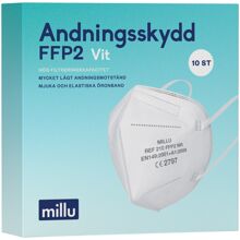 10 kpl - Millu Andningsskydd FFP2 vit