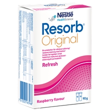 20 kpl - Vadelma - Resorb Original brustabletter