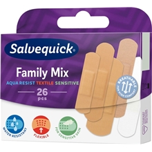 26 kpl/paketti - Salvequick Family Mix