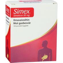 80 tablettia - Simex Tuggtablett 80mg