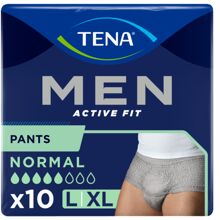 10 kpl/paketti - TENA Men Pants Normal L/XL