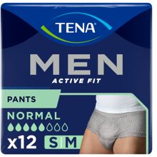 TENA Men Pants Normal S/M 12 kpl/paketti