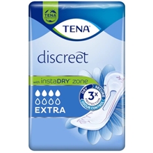 10 kpl/paketti - Tena Discreet Instadry Extra