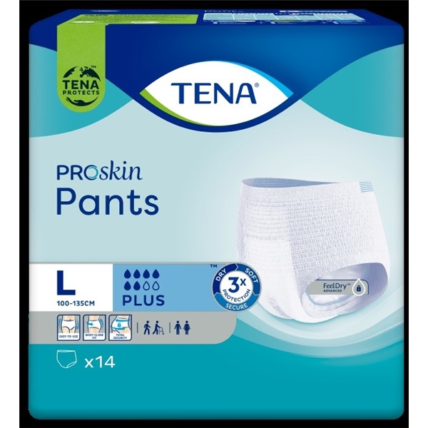 TENA Pants Plus L 14st (Kuva 1 tuotteesta 2)