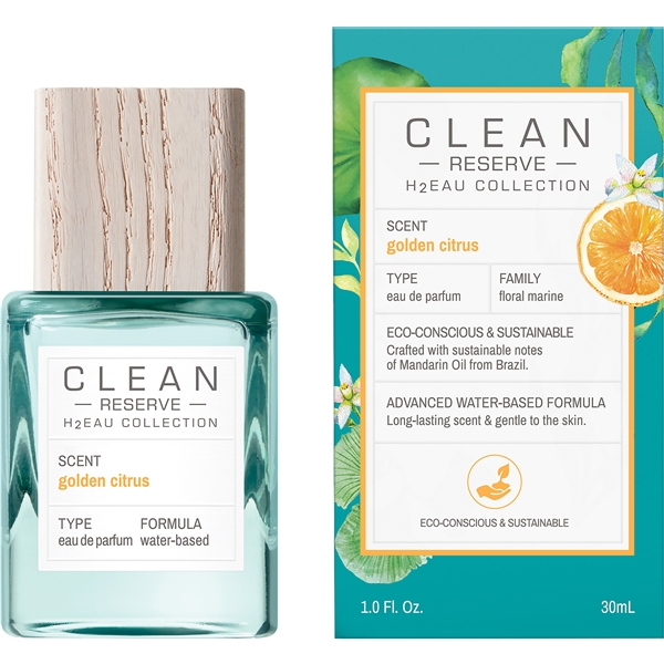 Clean Reserve H2EAU Golden Citrus - Edp (Kuva 2 tuotteesta 5)