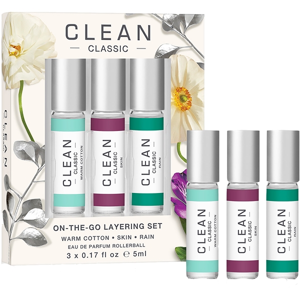 Clean Fragrance Layering Trio Gift Set (Kuva 1 tuotteesta 2)
