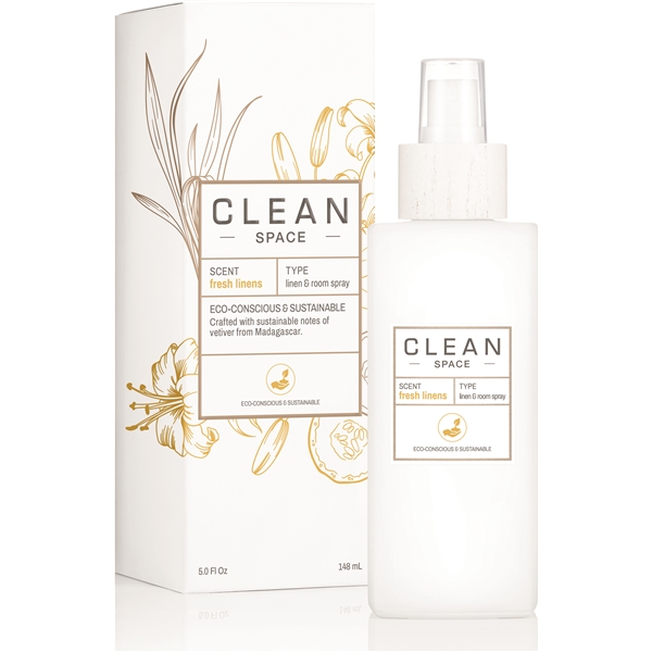 Clean Space Fresh Linens Room Spray (Kuva 3 tuotteesta 3)