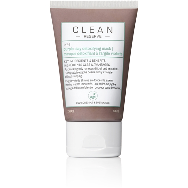 Clean Reserve Purple Clay Detoxifying Face Mask (Kuva 1 tuotteesta 5)