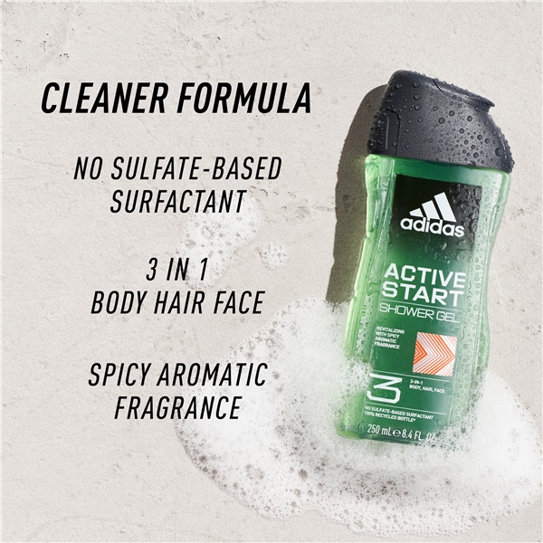 Adidas Active Start For Him - Shower Gel (Kuva 4 tuotteesta 5)