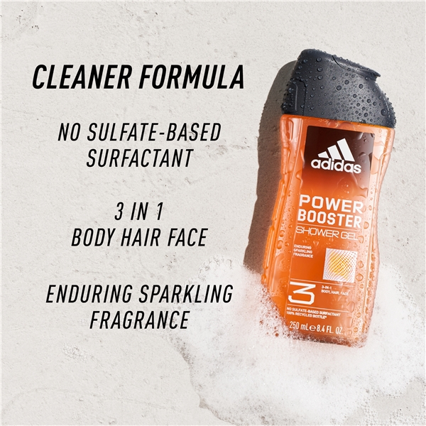 Adidas Power Booster - Shower Gel (Kuva 3 tuotteesta 4)