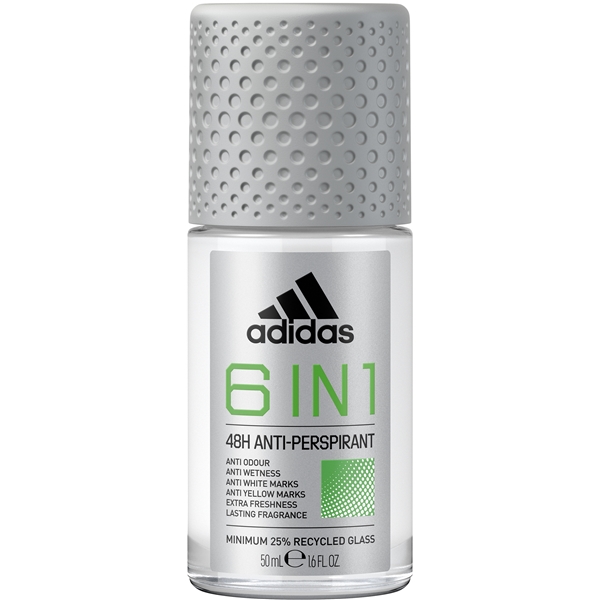 Adidas 6 In 1 - 48H AntiPerspirant Roll On Deo (Kuva 1 tuotteesta 4)