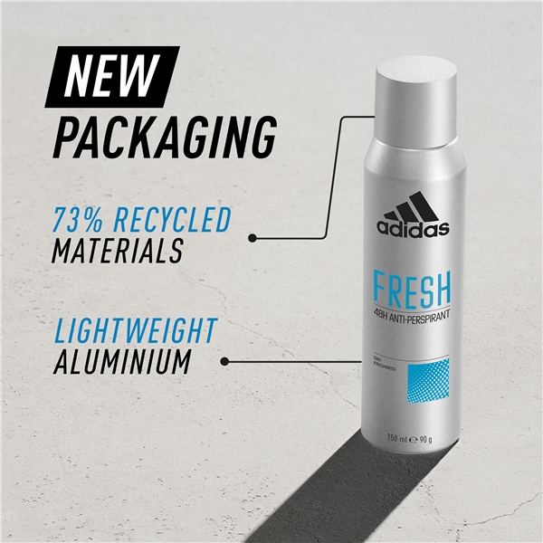 Adidas Fresh - 48H AntiPerspirant Deodorant Spray (Kuva 2 tuotteesta 4)
