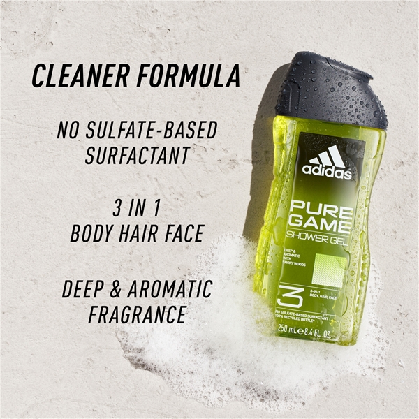 Adidas Pure Game For Him - Shower Gel (Kuva 3 tuotteesta 5)