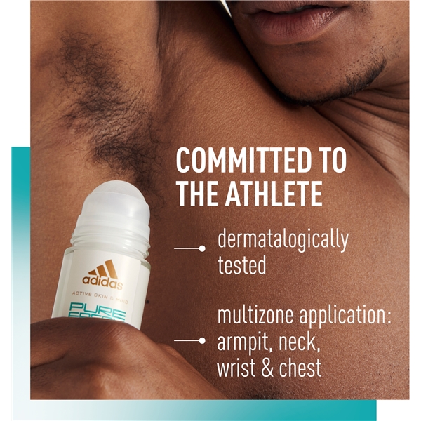 Adidas Pure Fresh - Roll On Deodorant (Kuva 4 tuotteesta 6)