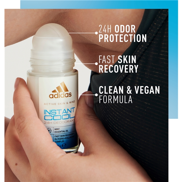 Adidas Instant Cool - Roll On Deodorant (Kuva 3 tuotteesta 6)