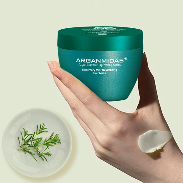 Arganmidas Rosemary Mint Revitalizing Hair Mask (Kuva 5 tuotteesta 11)