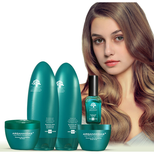 Arganmidas Rosemary Mint Revitalizing Hair Oil (Kuva 7 tuotteesta 9)
