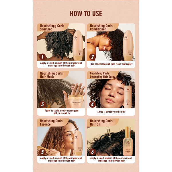 Arganmidas Nourishing Curls Hair Oil (Kuva 6 tuotteesta 8)