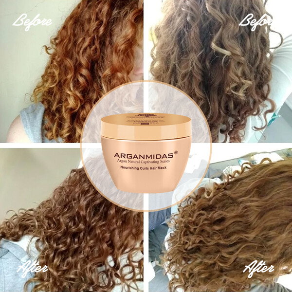 Arganmidas Nourishing Curls Hair Mask (Kuva 6 tuotteesta 8)