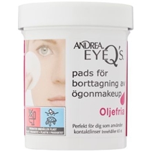 65 kpl/paketti - EyeQ Oil Free Makeup Remover Pads