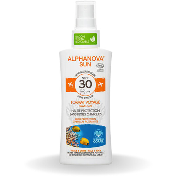 Alphanova Sun Spf 30 Sun Spray Travel Size (Kuva 1 tuotteesta 2)