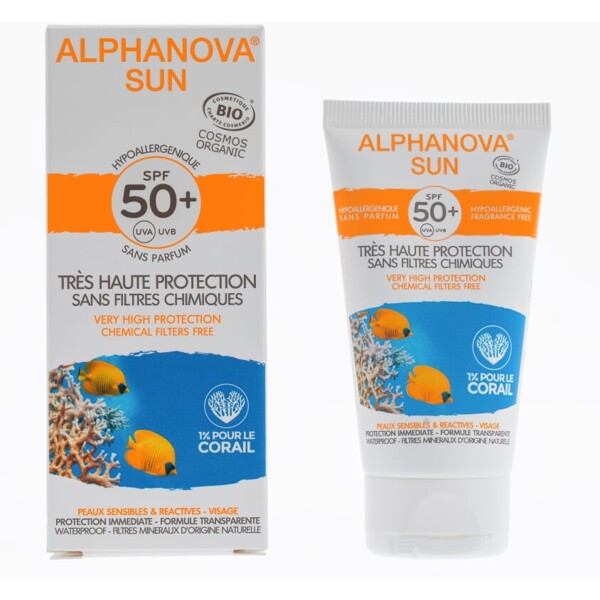 Alphanova Sun Spf 50+ - Face Sensitive Skin (Kuva 1 tuotteesta 2)