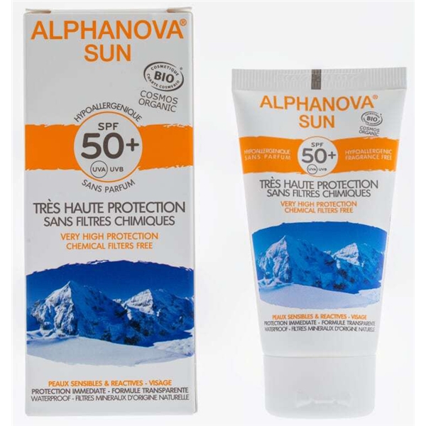 Alphanova Sun Spf 50+ - Face Sensitive Skin (Kuva 2 tuotteesta 2)
