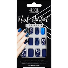 1 set - Ardell Nail Addict Matte Blue