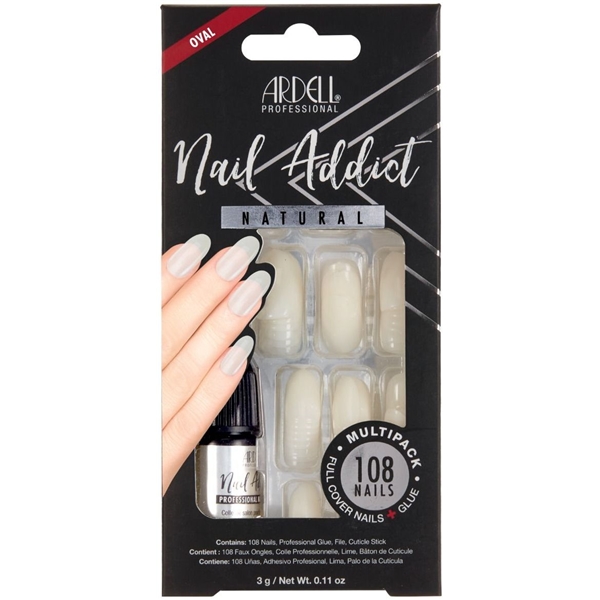 Ardell Nail Addict Natural Multipack (Kuva 1 tuotteesta 3)