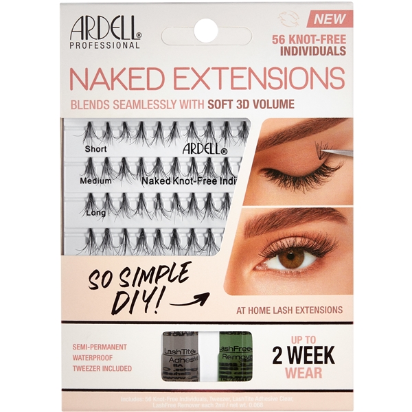 Ardell Naked Extensions Lashes Individuals Set (Kuva 1 tuotteesta 3)