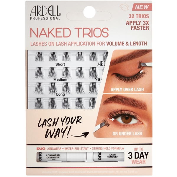 Ardell Naked Trios Lashes Kit (Kuva 1 tuotteesta 3)