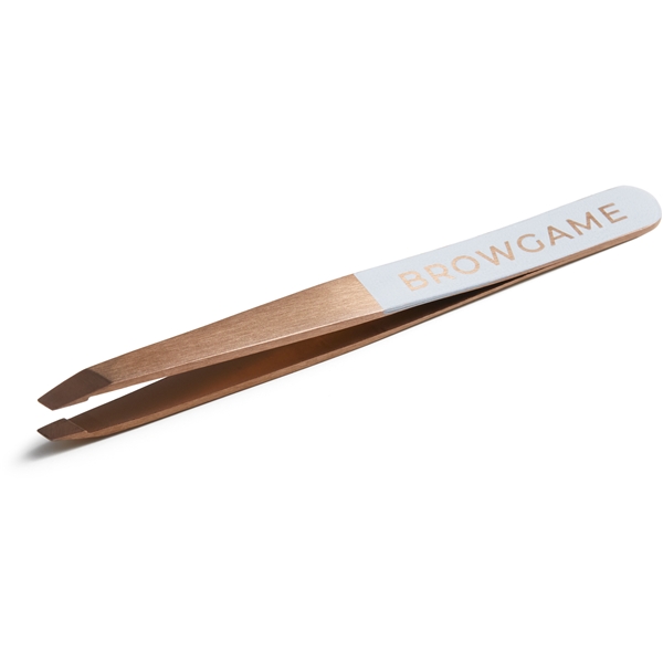 Browgame Prestige Slanted Tweezer Rose Gold (Kuva 3 tuotteesta 4)